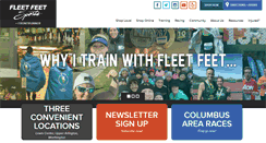 Desktop Screenshot of fleetfeetcolumbus.com